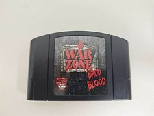 N64 Game WWF War Zone - Badd Blood US version Cartridge, Used Retro Game