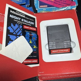 Vintage Video Game Intellivision Games (15)baseball Pitfall Burger Time Utopia