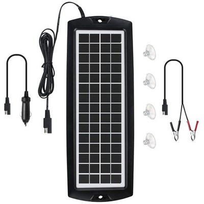 Solar Panel 12V Charger Kit for Vehicles