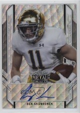 2021 Leaf Metal Draft Portrait Silver Wave 4/75 Ben Skowronek #PA-BS1 Auto k4s