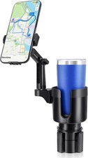 2-in-1 Cup Holder Cell Phone Holder,Adjustable 360  Rotation Universal Phone