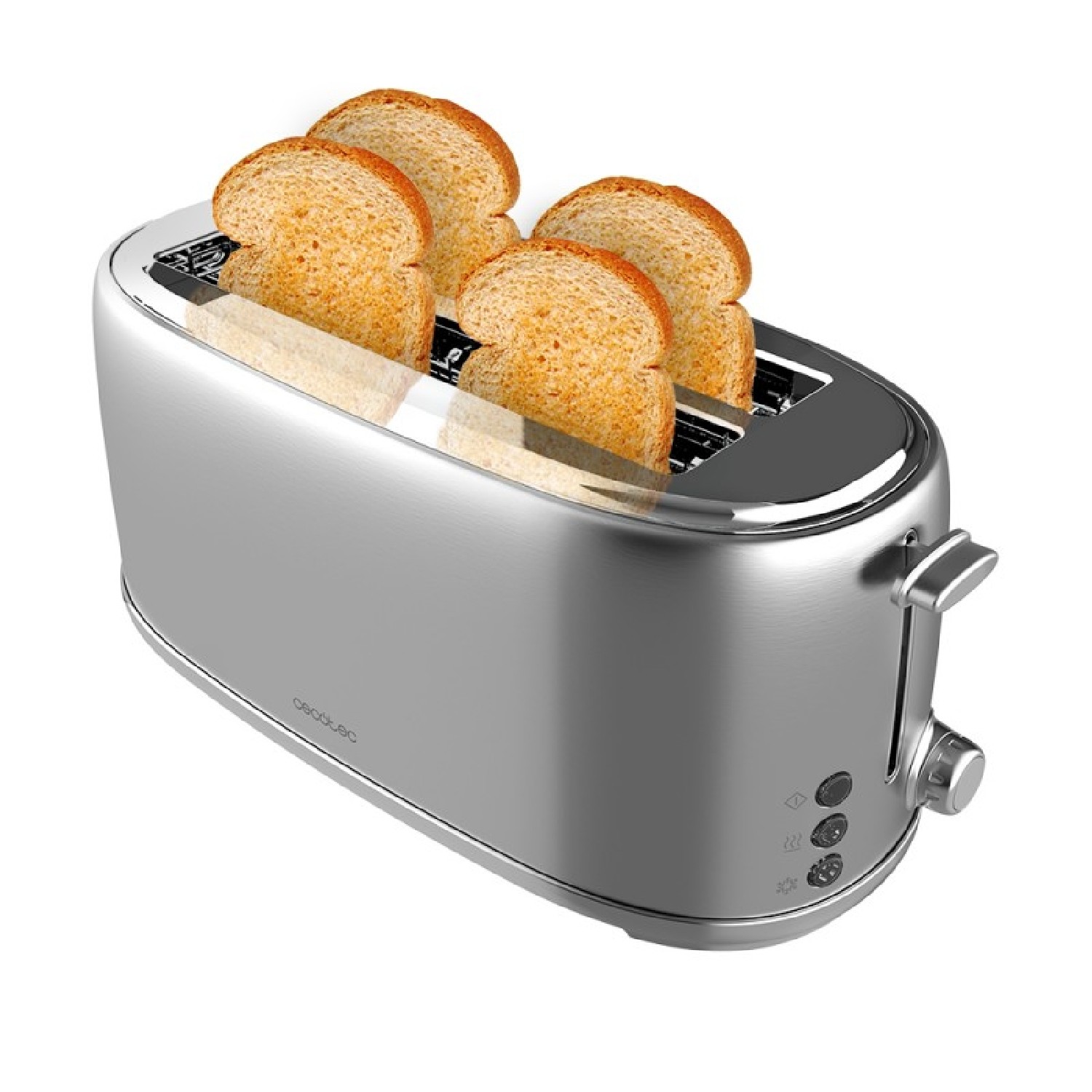 Tostador vertical Tostador Vertical Toast&Taste 1600 Retro Double Inox Cecotec