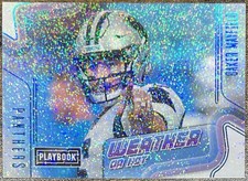Baker Mayfield 2022 Panini Playbook Weather Or Not #WN-15 Carolina Panthers