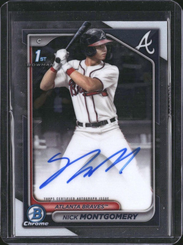2024 Bowman Draft #CPA-NMO Nick Montgomery Chrome Prospect Autographs