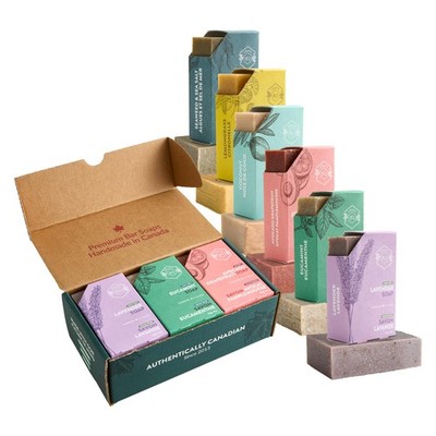 Handmade Plant-Based Bar Soap, Essential Oils, Dry Skin, 6 Pack, Cold Process
