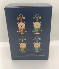 Harry Potter x Starbucks 2026 House Mini Bearista Bear Plush Keychain Blind Box