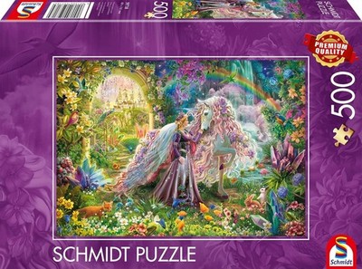 NEW & SEALED Schmidt 59718 Dreamlike Journey with Unicorn 500 Pc Jigsaw Puzzle