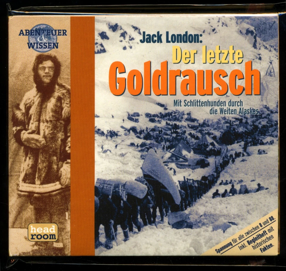 Jack LONDON★GOLDRAUSCH•Mit Schlittenhunden in Alaska★Abenteuer-Feature★CD★S. GUT - Bild 1 von 3