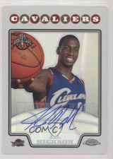 2008-09 Topps Chrome Refractor /476 JJ Hickson #238 Auto px8