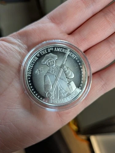 Trump 1 Oz .999 Silver Round "2ND AMENDMENT" #3146/4500 SIGMA TESTED