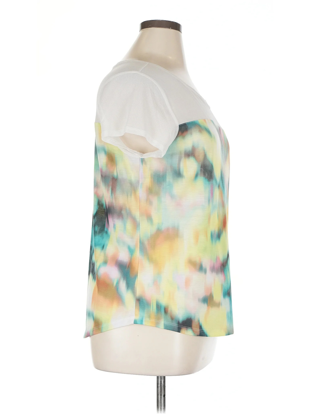 Calvin Klein Women Ivory Sleeveless T-Shirt XL thumbnail 3