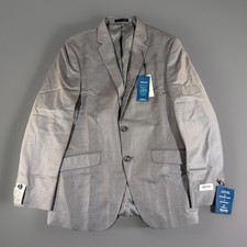 Kenneth Cole Reaction Techni-Cole The Flex Coat Men's Blazer Gray Modern Fit NWT