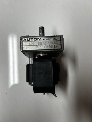 Vintage Industrial AUTOM Milano ASR/30V 24V AC Synchronous Gear Motor