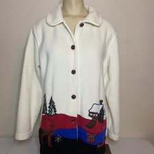 Vintage Studio Works Fleece Sweater Women s P...