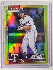 2026 Topps Series 1 Josh Smith 169 Yellow Sandglitter /399