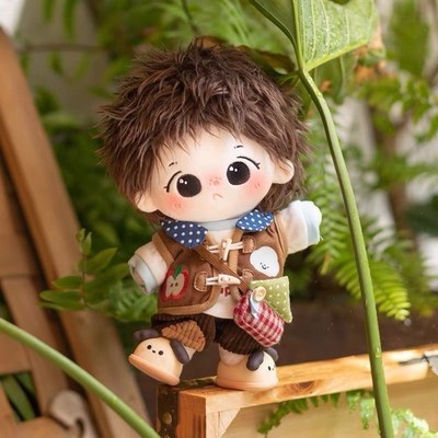 20cm BiuBiu Kawaii  Cute Soft Stuffed Dress up Plush Doll Set with Clothes BB04