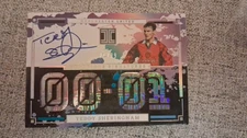 TEDDY SHERINGHAM 2024 IMPECCABLE PREMIER LEAGUE CHAMPIONS AUTO /99 Q2277