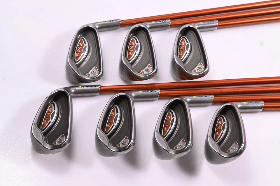 Ping G10 Irons / 5-PW+GW / Yellow Dot / Senior Flex Ping TFC 129 Shafts - Image 2 of 4