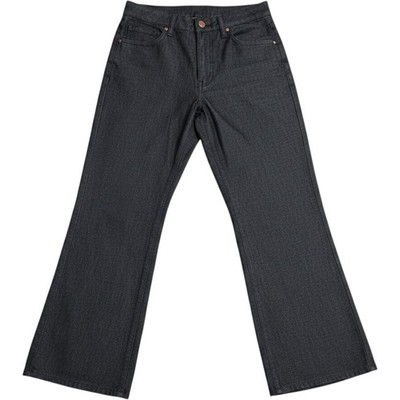 Eileen Fisher Petite Dark Wash Wide Leg Denim Jeans Blue PP RN78121 Made in USA