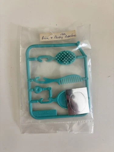 Vintage Pink And Pretty Barbie Accessories 1981 Brush Comb Mirror Perfume New