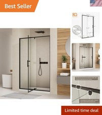 Elegant Pivot Shower Door 38-42" W x 71" H - Easy Maintenance, Durable Design