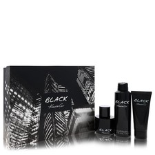 Kenneth Cole Black Gift Set 3.4 oz EDT 3.4 oz After Shave Balm 6 oz Spray Men