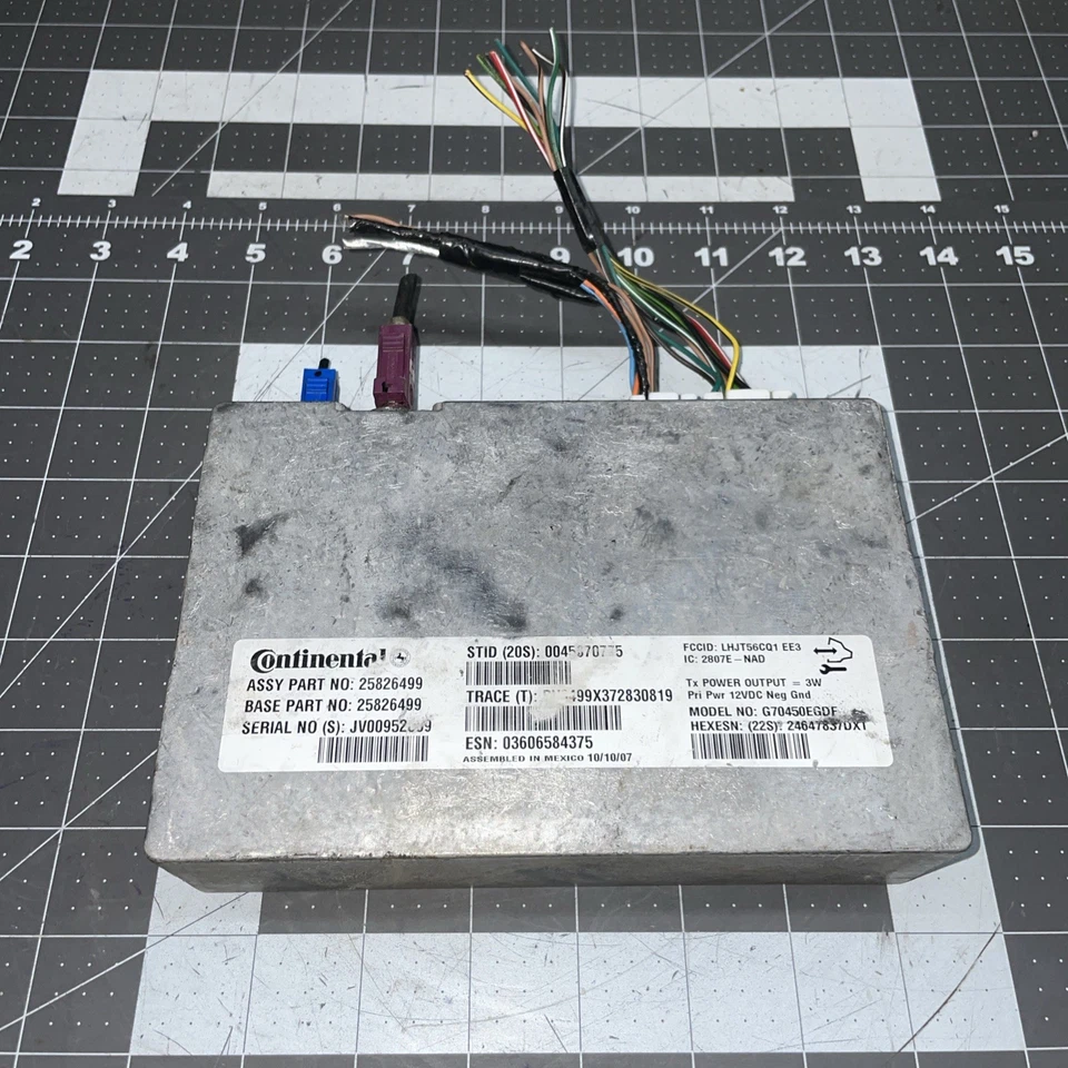 GMC Sierra 1500 OnStar 2007 2013 unidad de módulo de computadora de control de comunicación Foto 3 de 4