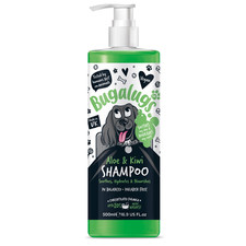 Bugalugs Soothing Dog Shampoo Conditioner Grooming Prevents Dandruff Aloe & Kiwi