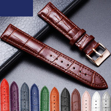 Premium Genuine Leather Watch Band Strap 12-24mm with Tool High Quality Bracelet