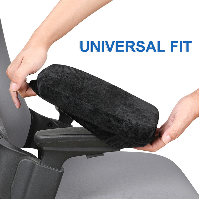2-Pack Memory Foam Armrest Cushion Pads – Soft Elbow Pads For Chairs