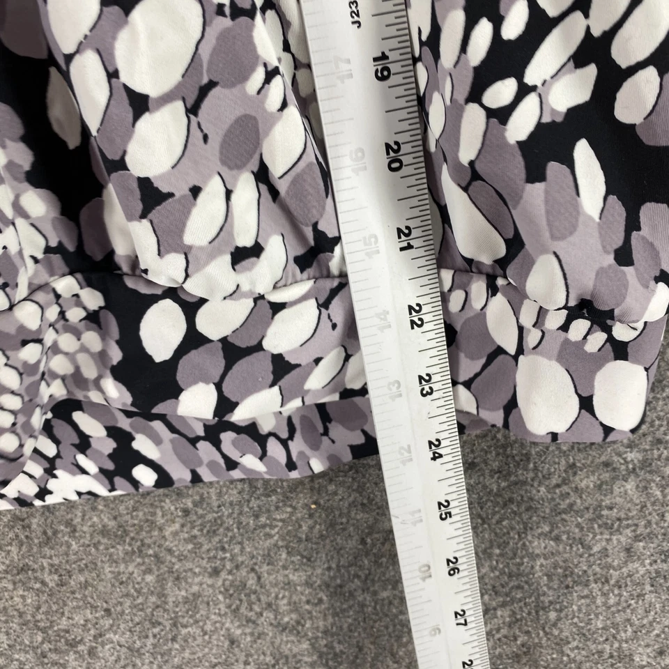 Traje de baño para todos Tankini Top Mujer M Mediano Negro Geométrico Push Up Sin mangas Foto 4 de 4