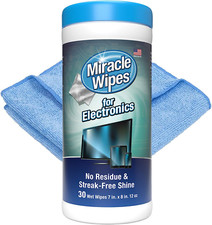 Miraclewipes for Electronics Cleaning - Screen Wipes Designed for TV, Phones, Mo