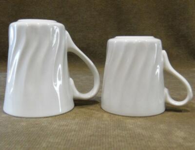 New CORELLE White Swirl Stoneware ENHANCEMENTS MUG *Choose 10.5-oz