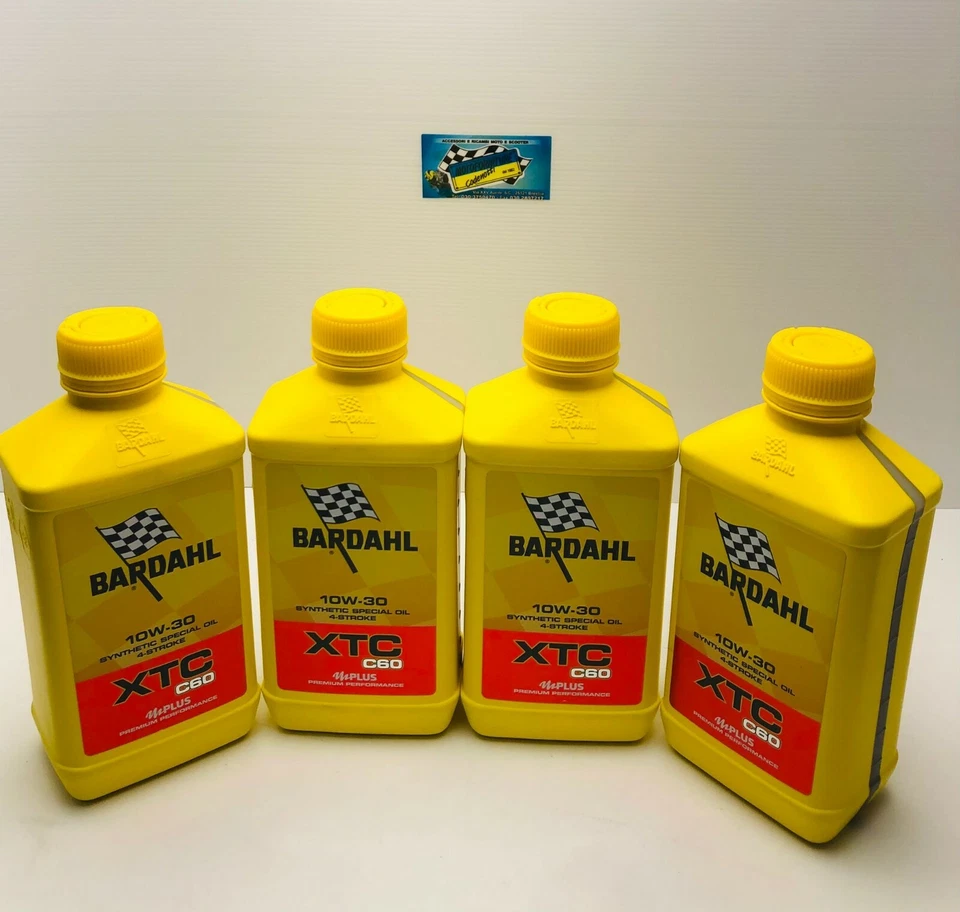 4 LT Litri Olio Motore Bardahl XTC C60 10W-30 Full Synthetic