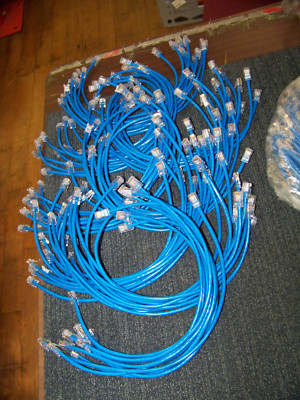 CAT.5E Communication Cable w/ Connectors ETL Verified 84 ea. 18'' Long E212964