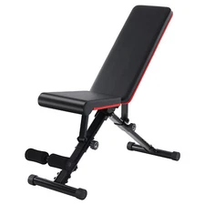 Adjustable and Foldable Weight Bench - Ideal for Home Gym Strength Training