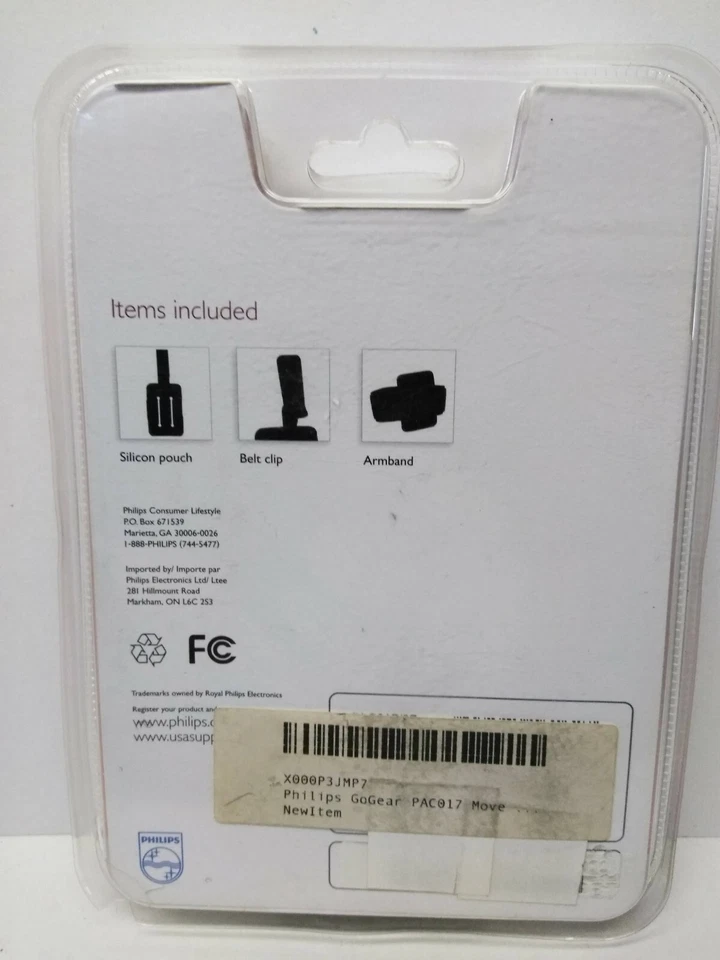NEW Philips Go Gear Move Pack PAC017 Belt Clip Armband and Pouch - Image 2 of 4