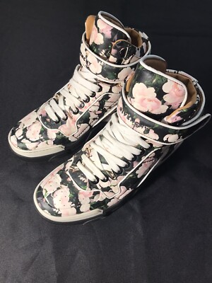 $1,175 GIVENCHY TYSON FLORAL HIGH TOPS SZ 41 US 8 SNEAKERS SHOES