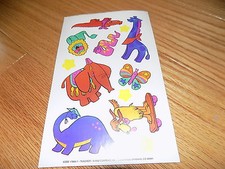 Dinosaur Alligator Lion Snake Stickers Current 1992 Vintage Scapbooking Animals