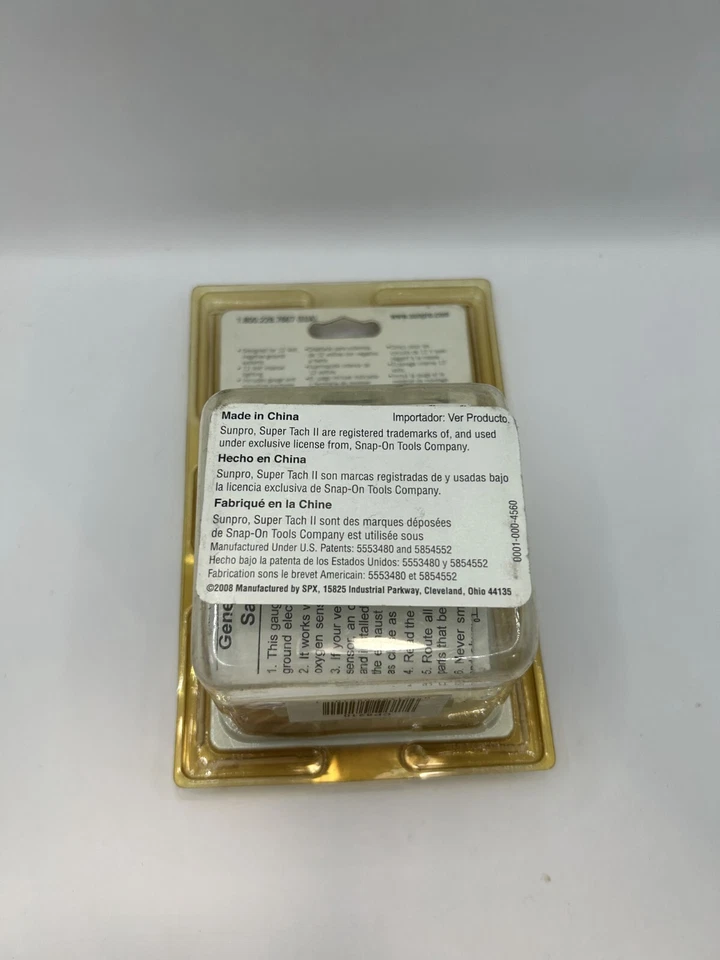 Sunpro Style Line CP8210 medidor elétrico de relação ar/combustível LED multicolorido retroiluminado - Imagem 3 de 4