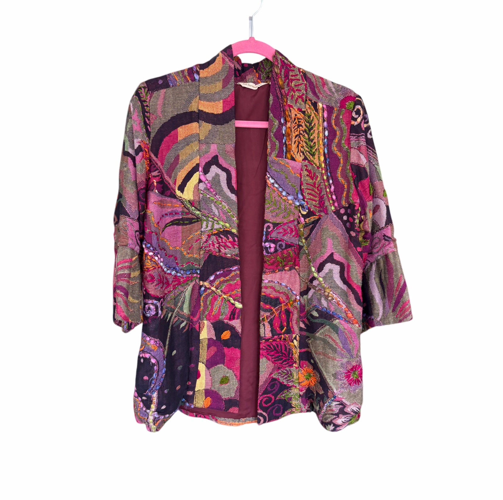 soft surroundings Multicolor Patchwork Paisley Bo… - image 12