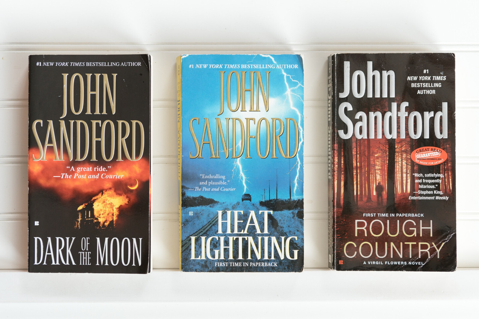 John Sandford VIRGIL FLOWERS Complete Series Lot of 12 (112) Set of