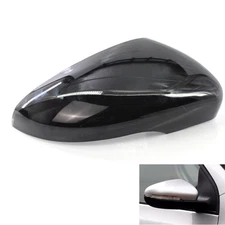 Fit for VW MK6 2009-2013 Right Side Front Car Door Wing Mirror Cover Shiny Black