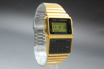 t*o様 カシオ CASIO データバンク DBC-611G ゴールド Amazon.com: Casio #DBC611G-1D Men's Gold Tone 25 Memory
