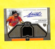 2024 Topps Tier One Luis Matos Auto Autograph Jersey Rookie Card 101/199 Giants 