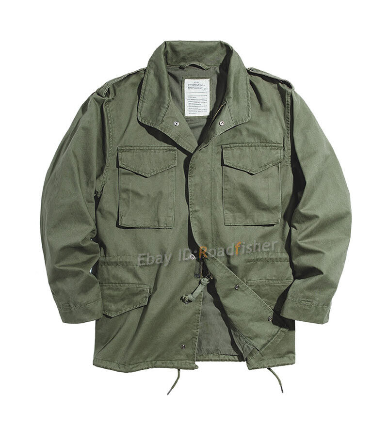 Men's Vintage M65 Field Jacket Replica Coat Multiple Pockets Men's Vintage M65 Field Jacket Replica Coat Multiple Pockets