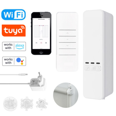 Tuya WiFi Smart Curtain Motor Roller Blinds Shutter Drive Fernsteuerung Alexa 