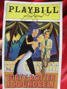 JOHN LITHGOW JOANNA GLEASON SIGNED Broadway Playbill