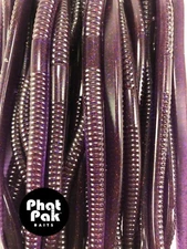 Zoom Trick Worm Style Straight Tail Floating Worm Bass Fishing Lure 20ct 6.5"