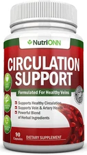 Blood Circulation Support - All Herbal Supplement for Healthy Blood Flow, Art...